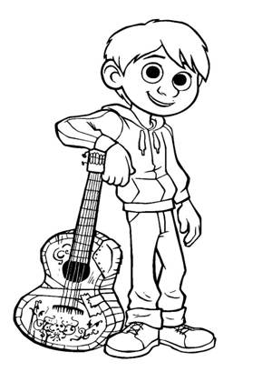 Тайна Коко раскраска 8