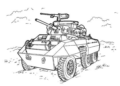 Танки раскраска 32