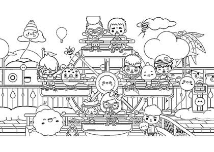 Раскраски Тока Бока Тока Бока − раскраска 10