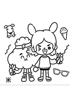 Раскраски Тока Бока Тока Бока − раскраска 12