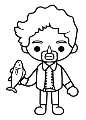 Раскраски Тока Бока Тока Бока − раскраска 14