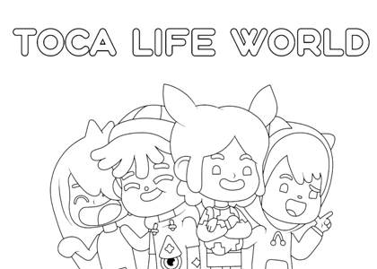Раскраски Тока Бока Тока Бока − раскраска 7