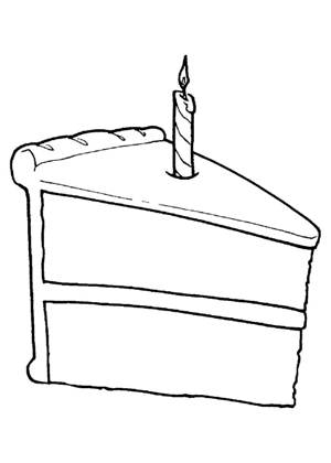 Торты раскраска 11