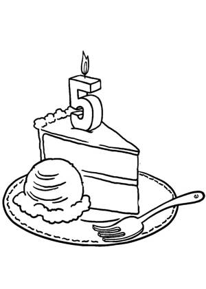 Торты раскраска 15