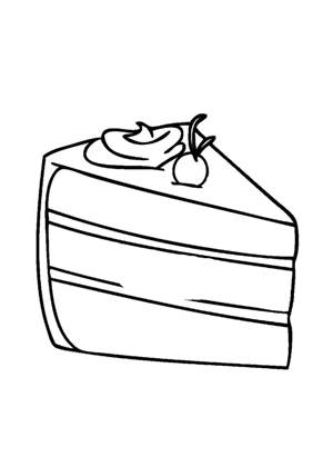 Торты раскраска 27