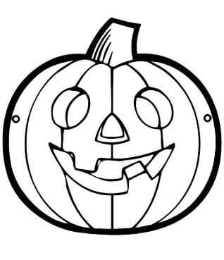 Раскраски Тыква на Хэллоуин Тыква на Хэллоуин