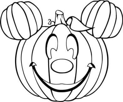 Раскраски Тыква на Хэллоуин Тыква на Хэллоуин