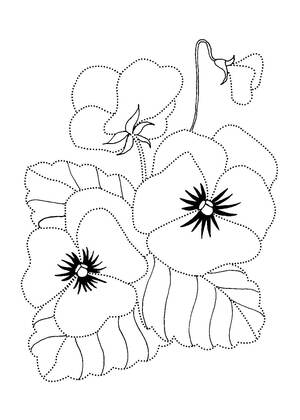 Раскраски Жостовская роспись Жостовская роспись — раскраска 11