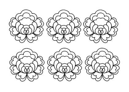 Раскраски Жостовская роспись Жостовская роспись — раскраска 22