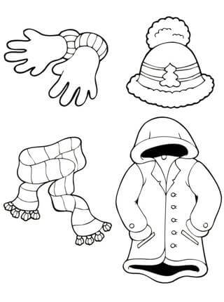 Раскраски Зима Зима