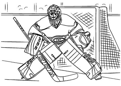 Зимний спорт раскраска 23