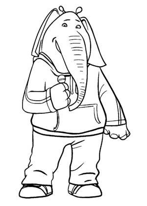 Зверопой раскраска 11