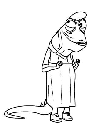 Зверопой раскраска 13