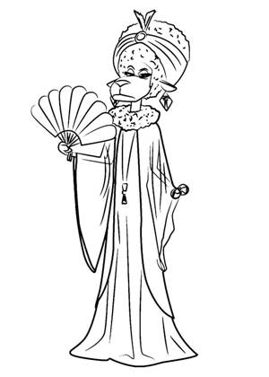 Зверопой раскраска 14