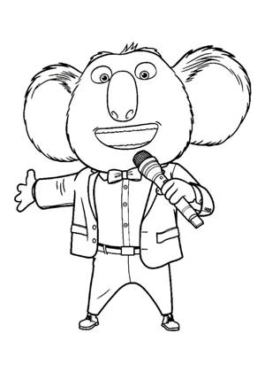 Зверопой раскраска 15