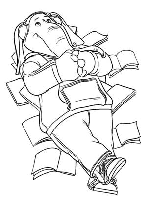 Зверопой раскраска 18