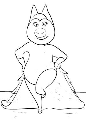 Зверопой раскраска 20