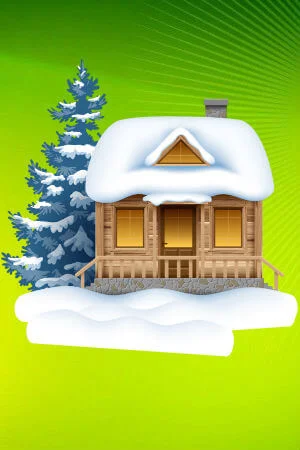Зимний домик